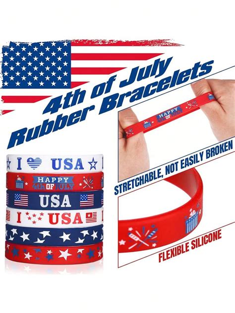 Usa Rubber Bracelets