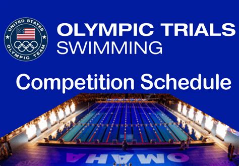 usa swimming olympic trials schedule