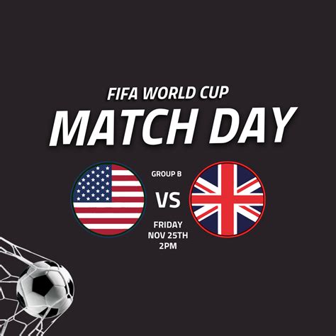 usa vs england world cup time