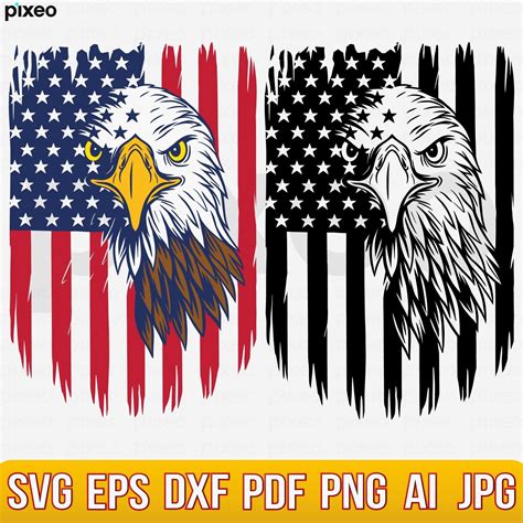 Download usa-eagle-and-flag SVG