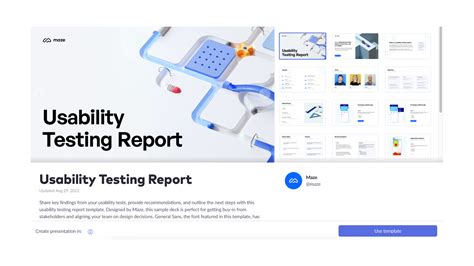 usability testing example for website
