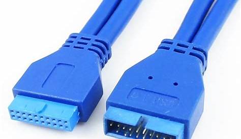 Usb 3 Motherboard Extension Cable USB .0 Female 20Pin To USB 2.0 Male 9pin