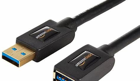 Usb 30 Extension Cable Amazon Com Amazonbasics 3 0 A Male To A