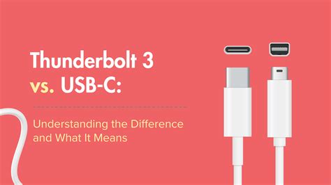 usb 3.2 type c vs thunderbolt 3