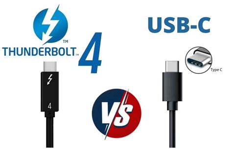 usb 3.2 type c vs thunderbolt 4