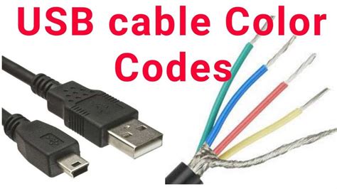 usb 4 wire color code
