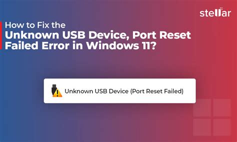 Usb C Display Port Reset Failed