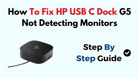 usb c not detecting monitor hp