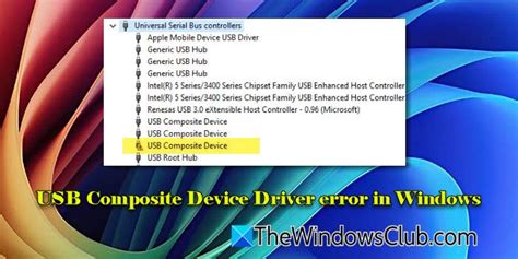 Usb Composite Device Unknown