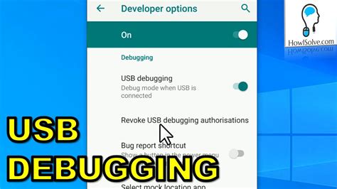 usb debugging cannot enable