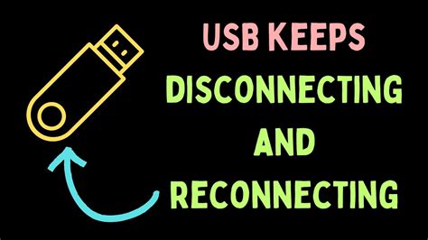 Usb Device Is Repeatedly Disconnecting And Reconnecting