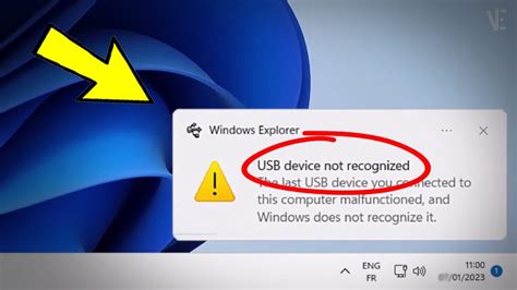 Usb Device Not Recognized In Windows 11