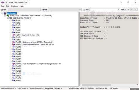Usb Device Tree Viewer