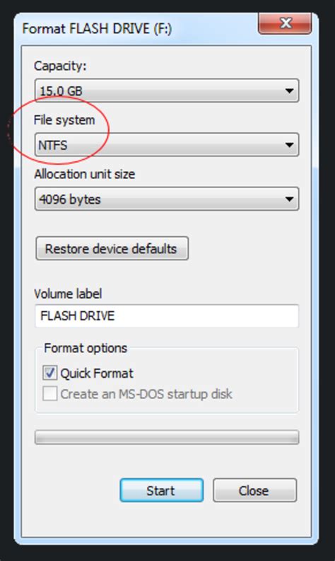 Usb Flash Drive Disk Formatting