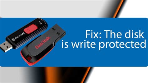 Usb Flash Drive Disk Is Write Protected