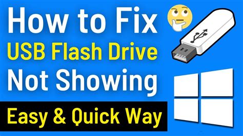 Usb Flash Drive Not Working In Boot