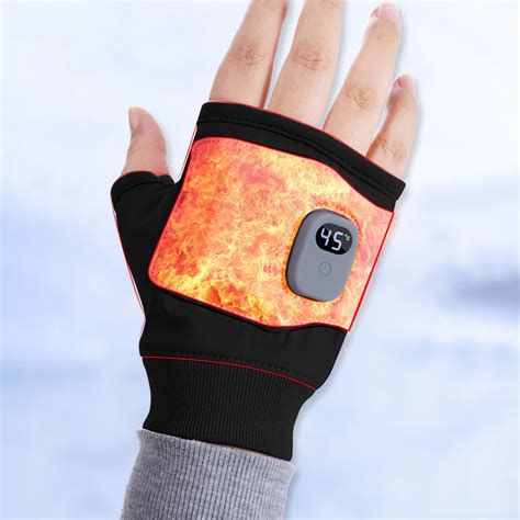 Usb Heated Fingerless Gloves