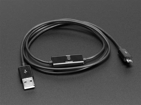 Usb Micro B Cable With Data/Charge Sync Switch