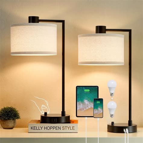 Usb Table Lamps Set Of 2