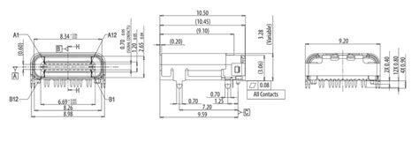 Usb Type C Connector Dimensions