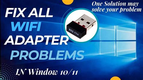 Usb Wifi Adapter Problems