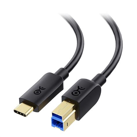 1m 3ft USBC to USBB Cable M/M USB 2.0 USB TypeC to USB TypeB Cable