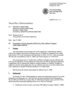 uscis affidavit letter sample