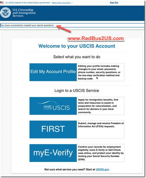 uscis login