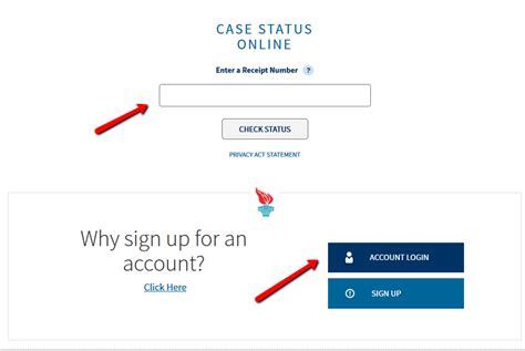 uscis login case status online