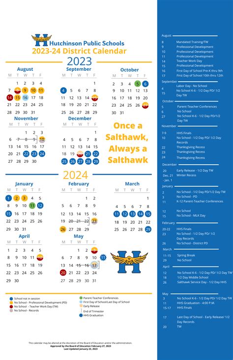 Usd 308 Calendar 2024-25