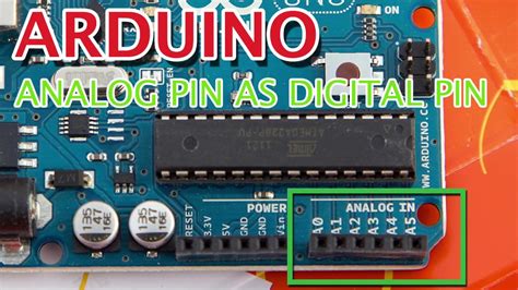 Use Analog Pins As Digital Output Arduino
