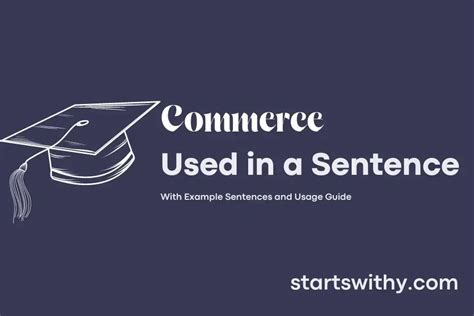 use commerce in a sentence