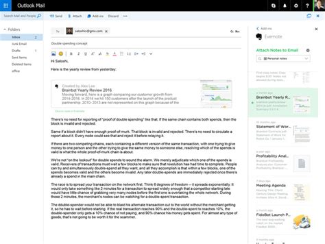 use evernote as crm with outlook