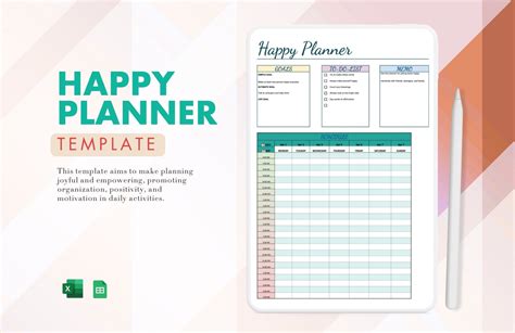 Use Excel To Make Happy Planner Printables