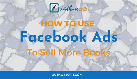 use facebook ads to sell books