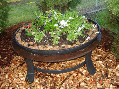 Use Fire Pit As Planter