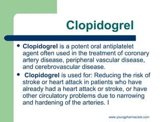 What is the Best Use for Clopidogrel Therapy?