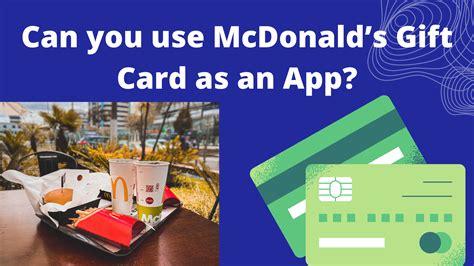 use gift card on mcdonald's app