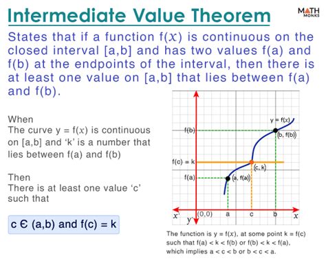 use intermediate value theorem to find interval