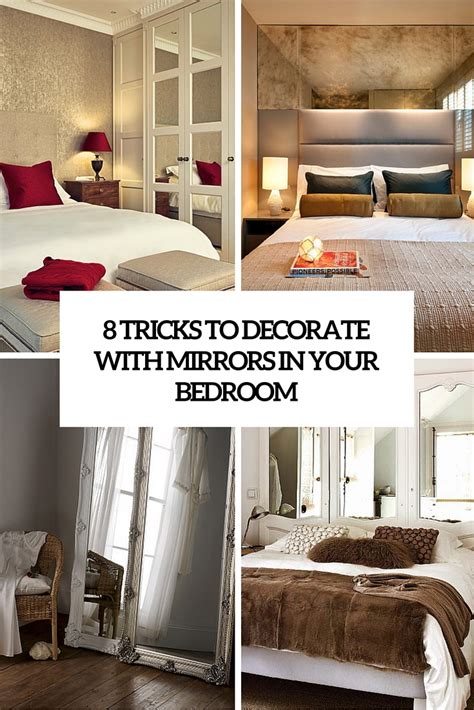 use mirrors in small bedroom