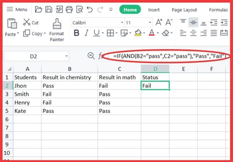 use multiple conditions in excel formula