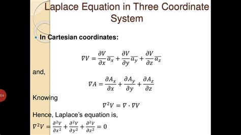 Use Of Laplace Equation