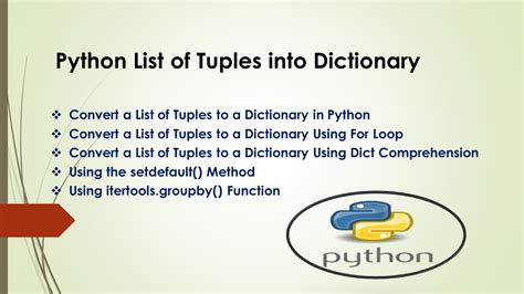 use of list tuple and dictionary in python