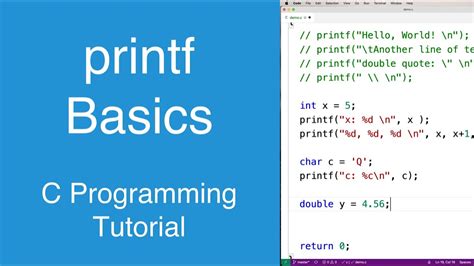 use of printf in c