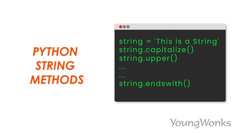 use of string in python