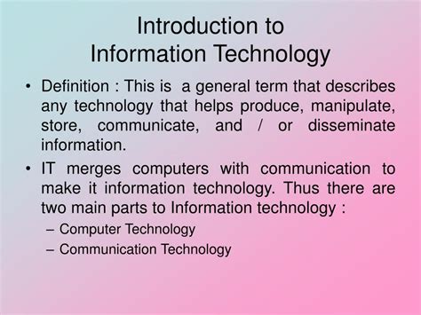 use of technology introduction