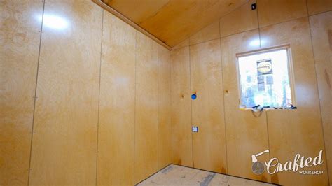use plywood instead of drywall