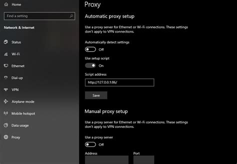 use setup script