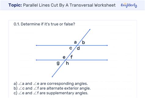 Use The Parallel Lines Cut By A Transversal To Answer A-B