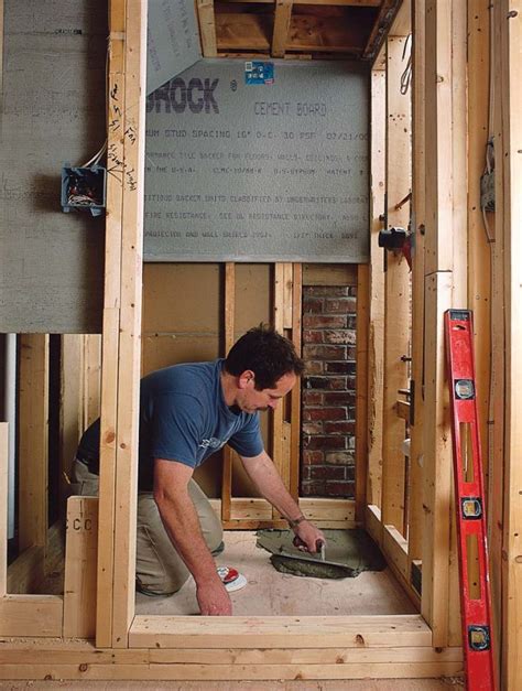 Use Thinset For Shower Pan